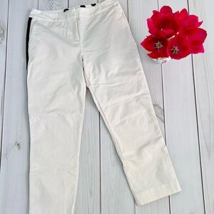 Boden NWOT  Ivory Richmond Pants Size 6P